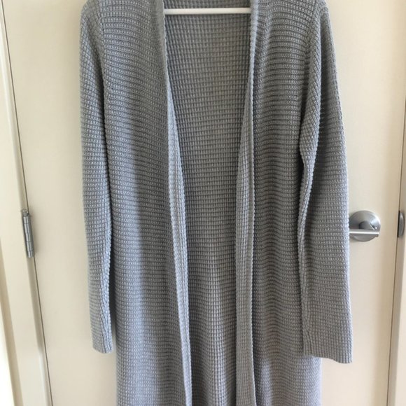 Michael Stars Long Grey Cardigan - Picture 4 of 6